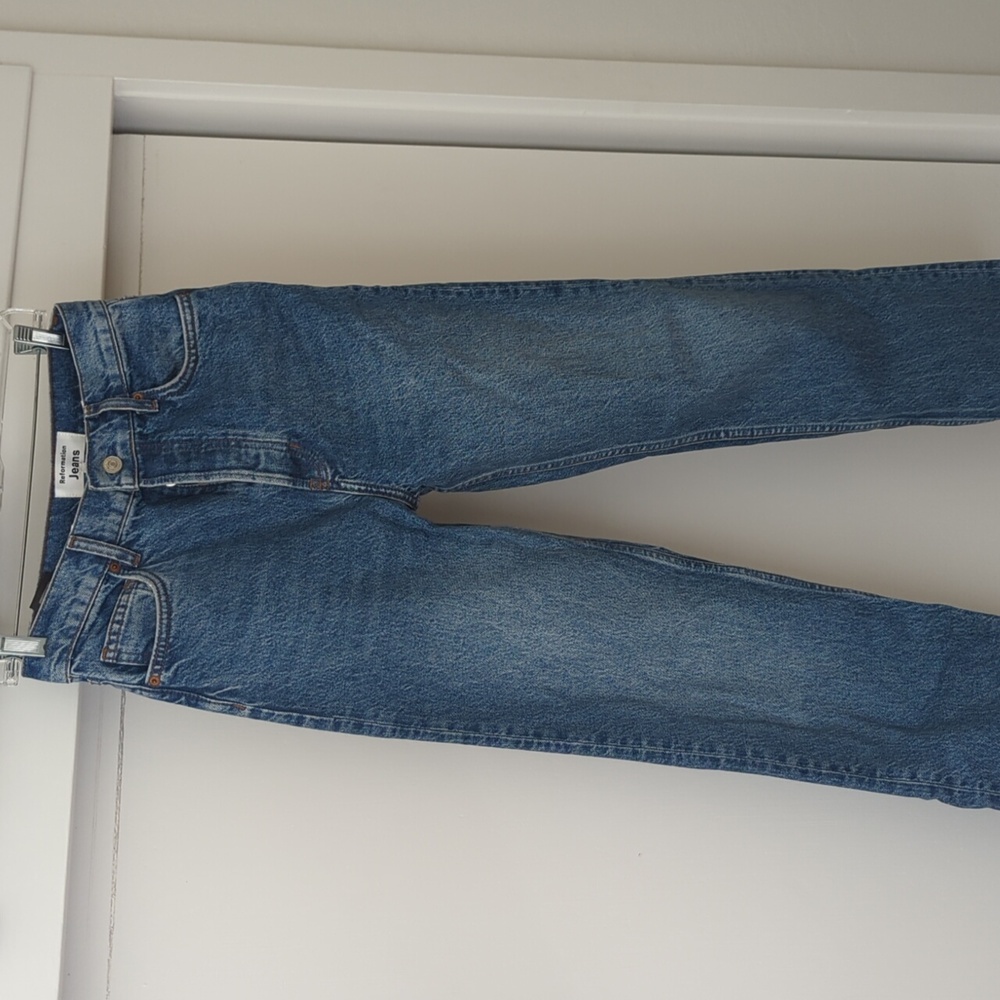 Reformation Cynthia high-rise straight Jeans
